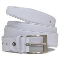 Cinto Social Branco Esporte Fino material sintético Masculino