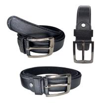 Cinto Social Elegante Fivela De Metal De Couro Masculino