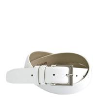 Cinto social fasolo masculino em couro t135 branco