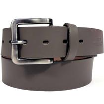 Cinto Social Masculino Couro Legítimo Liso Fivela Metal Slim