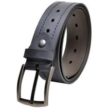 Cinto Social Masculino Couro Liso Fivela Moderno Conforto