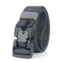 Cinto Tático Fivela Magnética Nylon Para Treinamento Militar Calças Masculinas BBH-63