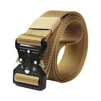 Cinto Tático Masculino Com Fivela De Liberação Rápida, Cinta De Nylon Resistente Para Equipamentos Cinto Tático Masculino Com Fivela De Liberação Rápida, Cinta De Nylon Resistente Para Equipamentos