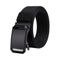 Cinto Tático Masculino Com Fivela Metálica Automática Para Trabalho Ao Ar Livre E Esportes Em Lona