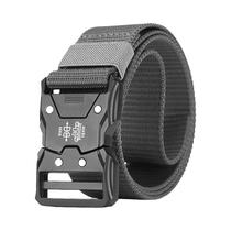 Cinto Tático Masculino De Nylon Canvas Multifuncional Para Caça Ao Ar Livre E Montanhismo