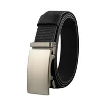 Cinto Tático Masculino De Tamanho Grande Em Nylon Elástico Com Fivela De Metal 115-150CM