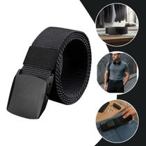 Cinto Tático Masculino Nylon Fivela Rápida Regulável Militar Nailon Engate Rápido Sem Metal Plástico 120 Cm