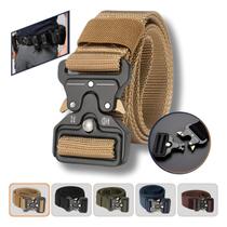 Cinto Tático Militar Com Fivela De Metal Com Engate Rápido