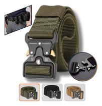 Cinto Tático Militar Engate Rápido Fivela Metal Anti Alérgic
