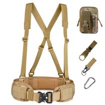 Cinto Tático Militar Masculino - Liberação Rápida para Caça, Camping e Hiking