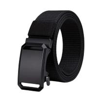 Cinto Tático Multifuncional Masculino Em Lona Com Fivela Automática Para Treinamento Militar E