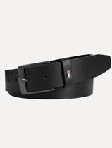 Cinto Tommy Hilfiger Masculino Couro Adan Leather Preto