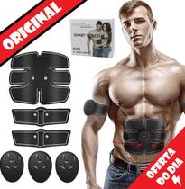 Cinto Tonificador Muscular Estimulador Abdominal Six Pad Smart Fitness Aparelho Életrico Beauty body Perna Braço Bíceps Cinto Tonificador Muscular Estimulador Abdominal Six Pad Smart Fitness Aparelho Életrico Beauty body Perna Braço Bíceps