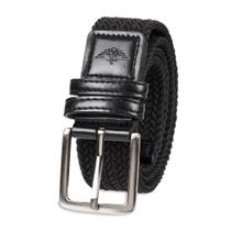 Cinto trançado Dockers Black Stretch Web para homens GG Cinto trançado Dockers Black Stretch Web para homens GG