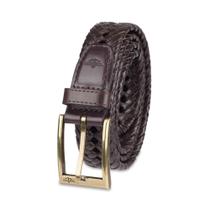 Cinto trançado Dockers Wine Color para homens, tamanho 44, EUA Cinto trançado Dockers Wine Color para homens, tamanho 44, EUA