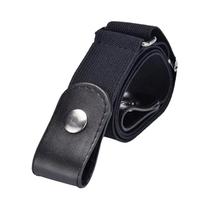 Cinto Unissex Ajustável Com Faixa Elástica Invisível Sem Fivela Para Calças Jeans E Vestidos