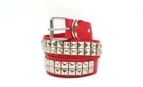 Cinto unisséx metal pirâmide punk rock 412