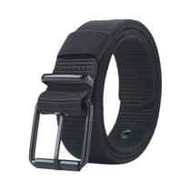 Cinto Unissex Para Esportes Ao Ar Livre Em Lona Porosa Com Fivela De Couro, Cinto Estiloso Com Ilhós Cinto Unissex Para Esportes Ao Ar Livre Em Lona Porosa Com Fivela De Couro, Cinto Estiloso Com Ilhós