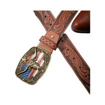 Cinto Unissex Vintage De PU Com Fivela De Liga Para Homens E Mulheres Estilo Ocidental Personalizado