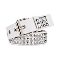 Cinto Unissex Vintage Punk Com Fivela De Metal Gótico Y2K Em Couro PU Para Calças Jeans