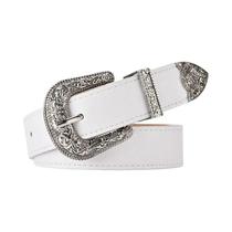 Cinto Vintage Feminino Com Fivela De Agulha Esculpida, Cinto Masculino Estilo Punk Hip Hop Rock Em