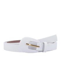 Cinto Violeta de Couro com Fivela Encapada Bauarte