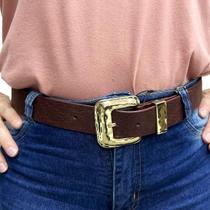 Cinto wj com fivela quadrada ref:20990 feminino