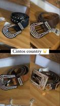 Cintos Country com strass