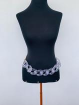 Cintos de correntes Acrílico transparente bodychain tendência Maxi