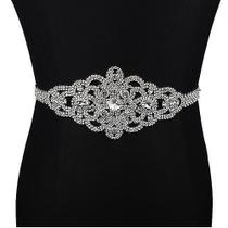 Cintos feitos à mão cinto de noiva strass cós applique vestidos de baile à noite