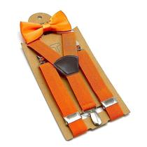 Cintos suspensórios suspensórios conjunto de gravata borboleta de luxo