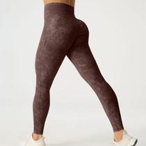 Cintura Alta De Secagem Rápida Fosco Calças De Yoga Hip Levantamento Leggings De Fitness Para