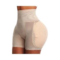 Cintura Alta Mulheres Shapewear Acolchoado Hip Realçador Calcinha De Renda Controle De Barriga