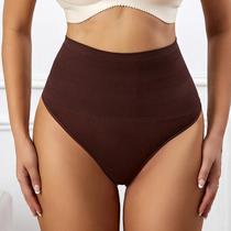 Cintura Alta Sem Costura Shapewear Feminino Flarixa Barriga Controle Tanga Calcinha Lingerie