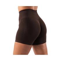 Cintura Alta Sem Costura Yoga Shorts Feminino Jacquard Fitness Leggings Treino Agachamento À Prova