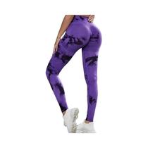 Cintura Alta Tie Dye Leggings Sem Costura Para Mulheres Scrunch Butt Lifting Yoga Calças Justas