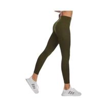 Cintura Alta Yoga Leggings Mulheres Controle De Barriga Ruched Booty Bolso Sem Costura Ginásio