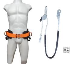 Cinturão Abdominal com Talabarte de Posicionamento em Corda Cinturão Abdominal com Talabarte de Posicionamento em Corda