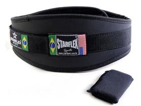Cinturão de Exercícios Preto - Tamanho: G - Starflex Cinturão de Exercícios Preto - Tamanho: G - Starflex