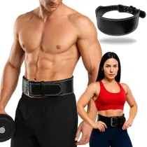 Cinturão Musculação Academia Lombar Agachamento Couro Cinta Cinturão Musculação Academia Lombar Agachamento Couro Cinta