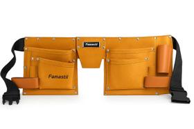 Cinturão Para Ferramentas Duplo 10 Bolsos Famastil