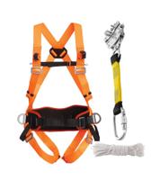 Cinturão Paraquedista Mega 3 Pontos Com Trava Quedas E 20m De Corda 12mm-CA 46894 Cinturão Paraquedista Mega 3 Pontos Com Trava Quedas E 20m De Corda 12mm-CA 46894