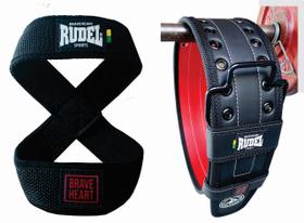 Cinturão Rudel-151 + Straps Rudel-h8 Combo - Rudel Sports Cinturão Rudel-151 + Straps Rudel-h8 Combo - Rudel Sports