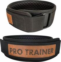 Cinturão Treino Pro Trainer Powerlifting Equipamento Fitness