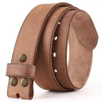 Cinturón de Cuero NPET Estilo Vintage con Broche, 3.8 cm de Ancho