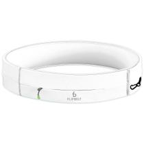 Cinturón para correr FlipBelt con cremallera blanco talla L