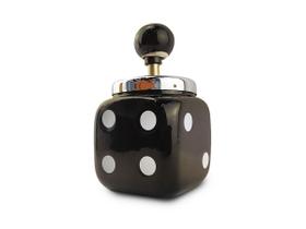 Cinzeiro Ceramica Com Tampa E Reservatório Preto Cinzeiro Ceramica Com Tampa E Reservatório Preto