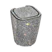 Cinzeiro De Carro Compacto De LED Com Cristal, À Prova De Poeira, Resistente Ao Calor, Luz Noturna,