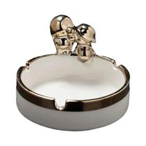Cinzeiro de Cerâmica de Luxo para Mesa - Decoração Moderna para Casa e Escritório