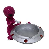 Cinzeiro de mesa ET Alienigena Discovoador Extraterrestre Decoração